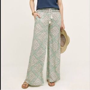 Anthropologie Elevenses wide leg pant